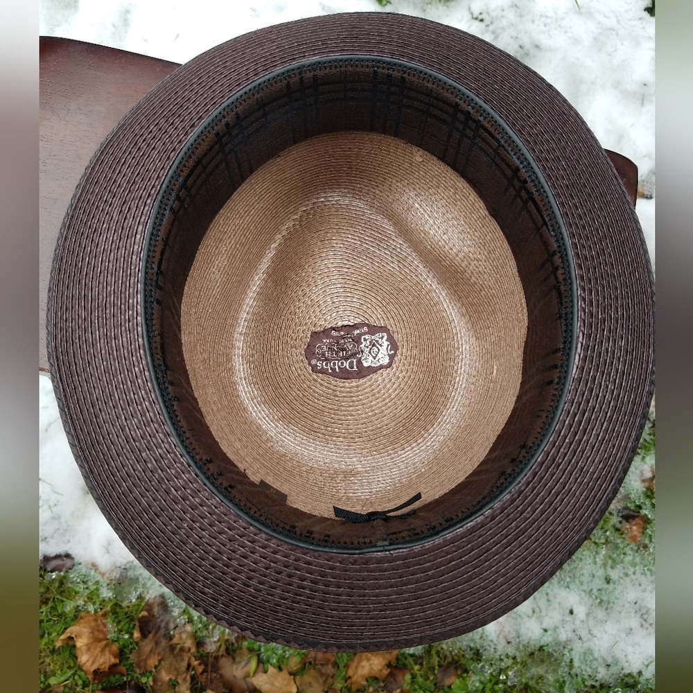 Dobbs brown vintage XL /L hat - Picture 11 of 12